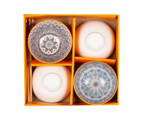 Komplekt BOHEMIA 4-kaussi, värviline