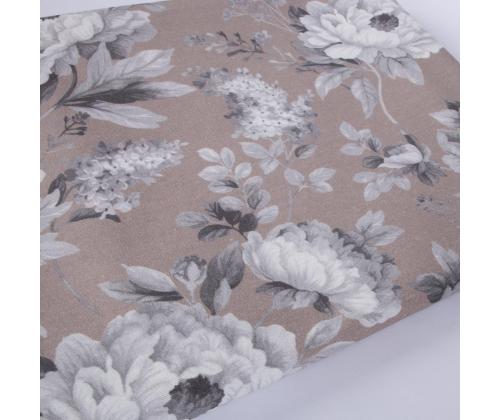 Laudlina ZHAO 134x250cm, hallid roosid, 50% polüester, 50% puuvill, kangas 037