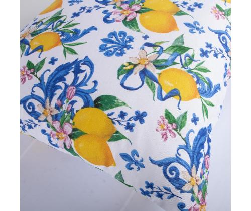 Padi LONETA 45x45cm, lukuga, sidruniõis, 50% puuvill, 50% polüester, kangas 122