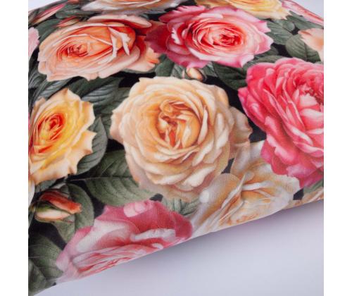 Padi HOLLY 45x45cm, lukuga, romantiline roos, 100% polüester, kangas 836