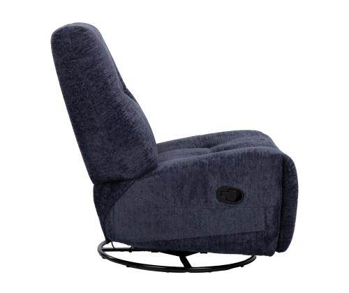 Tugitool WILLA manuaalne recliner, pöörlev ja kiikuv 82x97xH96cm, sinine
