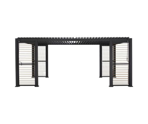 Varikatus MIRADOR-111 lamellseintega 3x6m, tumehall