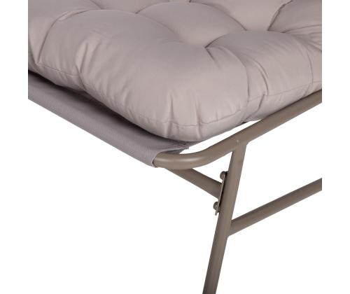 Aiamööblikomplekt JIVE laud ja 2 tooli, taupe