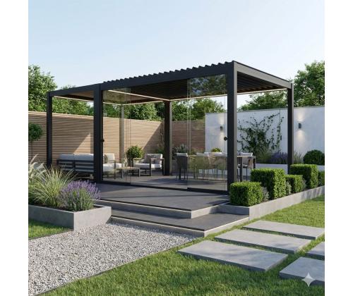 Klaasist lükandsein varikatusele MIRADOR-111 4m