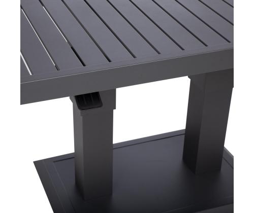 Laud TOMSON 150x90xH52-75cm, tumehall