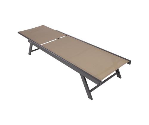 Lamamistool ARIO 59,5x190xH32-96cm, beež