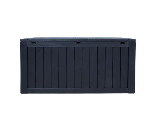 Säilituskast BOMM 117,5x47,5xH59cm/300L, must plastik