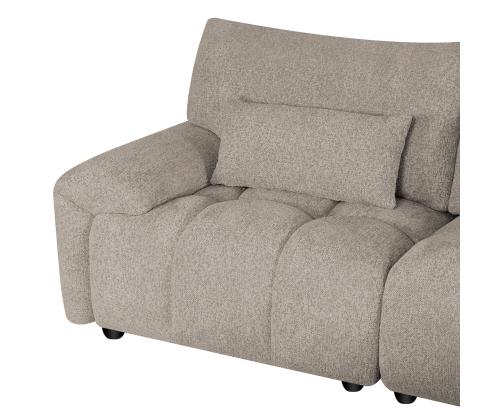 Nurgadiivan BARBARA PN 300x100/163xH89cm, helepruun