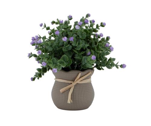 Kunstlill FLOWERLY H21cm väiksed õied potis, mix