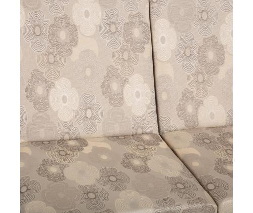 Kiigepadjad MONTREAL 114x52x9cm, beežid ringid, kangas 110, 100% polüester