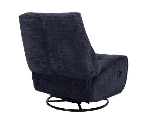 Tugitool WILLA manuaalne recliner, pöörlev ja kiikuv 82x97xH96cm, sinine