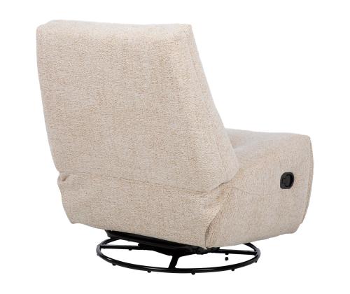 Tugitool WILLA manuaalne recliner, pöörlev ja kiikuv 82x97xH96cm, beež
