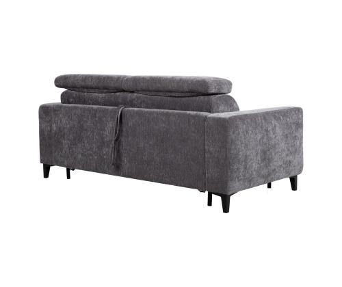 Diivanvoodi FRODE vedrumadratsiga 204x100xH90/108cm, hall