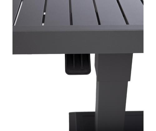 Aiamööblikomplekt BRISTOL laud, diivan ja 2 tooli, hall