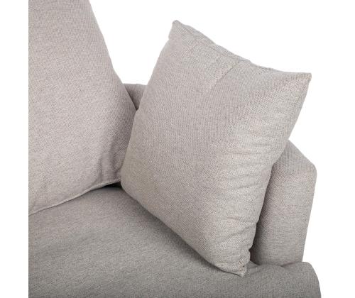 Tugitool FLUFFY pöörlev 110x105xH65/86cm, helehall