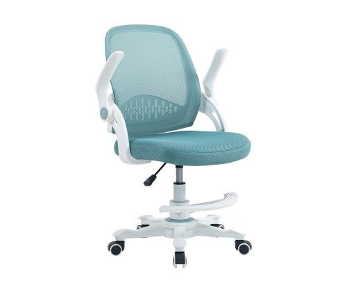 Laste töötool EMMY jalatoega 59x57xH87-99cm, türkiissinine