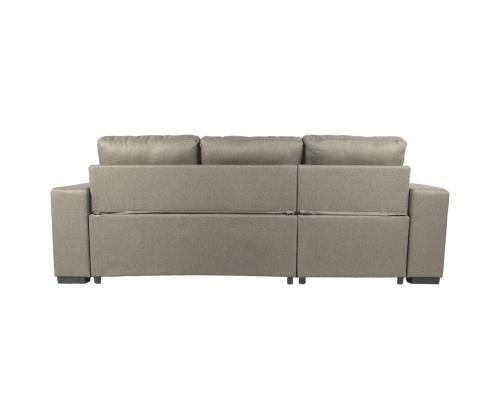 Nurgadiivanvoodi CARITA 240x90/160xH94cm, beež