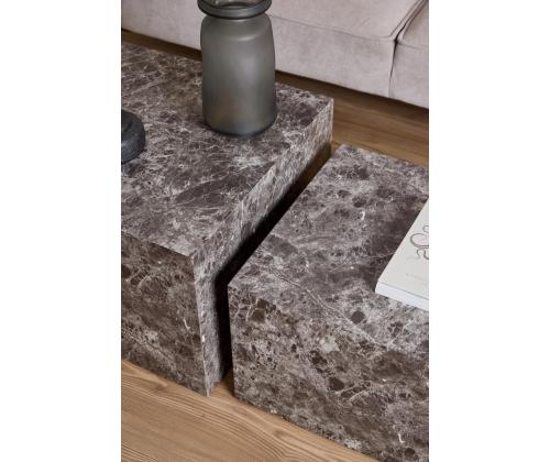 Diivanilaud DICE 58x58xH40cm, helepruun