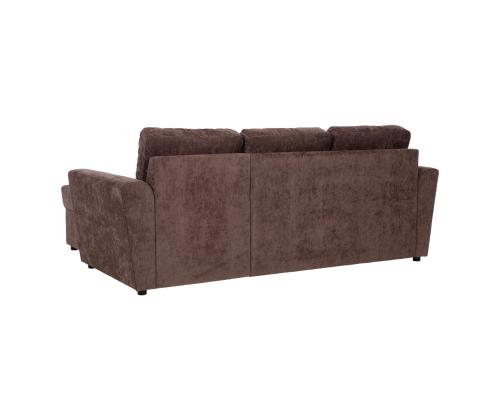 Nurgadiivanvoodi INGA 217x92/160xH92cm, pruun