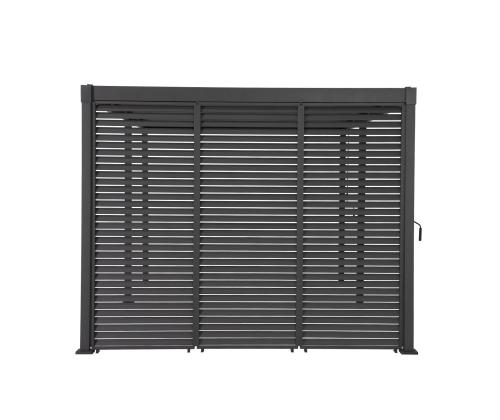 Lamellsein varikatusele MIRADOR-80/88, tumehall