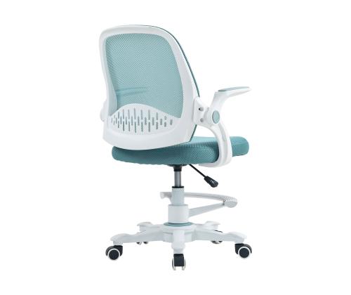 Laste töötool EMMY jalatoega 59x57xH87-99cm, türkiissinine