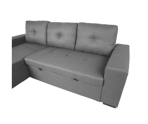 Nurgadiivanvoodi CARITA 240x90/160xH94cm, hall