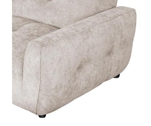 Diivan DAMALI 3-kohaline 224x96xH81cm, helepruun