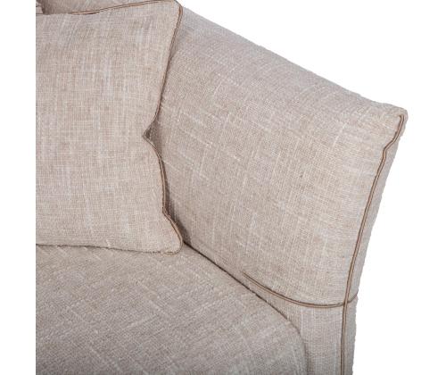 Diivan CALLA 3-kohaline 220x100xH92cm, kaeravalge