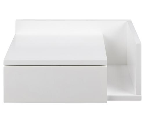 Öökapp ASHLAN 40x32xH16,5cm, valge