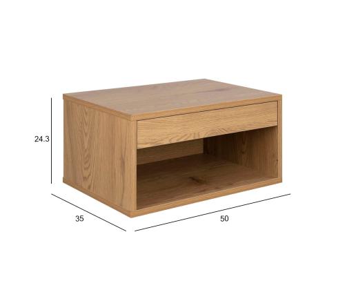 Öökapp CHOLET 50x35x24,3cm, tamm