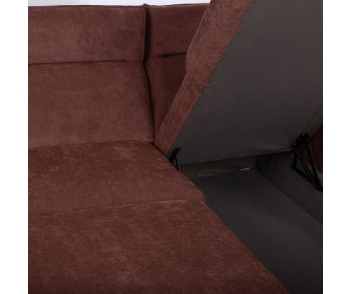 Nurgadiivanvoodi SCALA 244x155/88xH102cm, tumeroosa