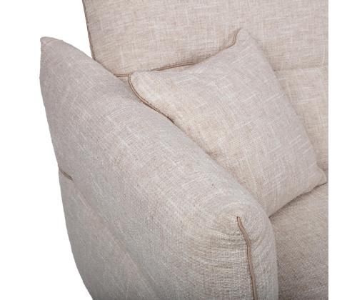 Diivan CALLA 3-kohaline 220x100xH92cm, kaeravalge