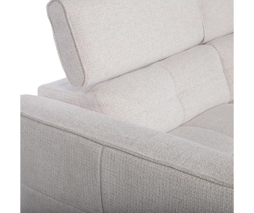 Nurgadiivanvoodi SAMANTHA PN 255x95/205xH82/99cm, valge