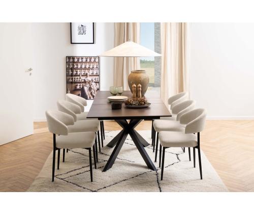 Tool EDINA beež, 56x55xH77cm