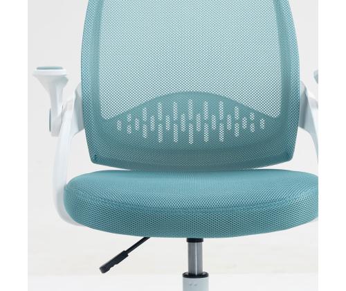 Laste töötool EMMY jalatoega 59x57xH87-99cm, türkiissinine