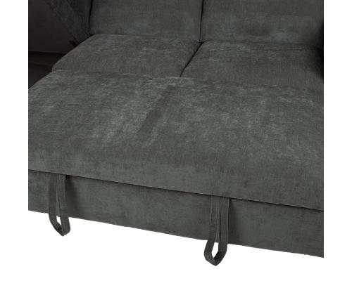 Nurgadiivanvoodi SCALA 244x155/88xH102cm, oliiviroheline