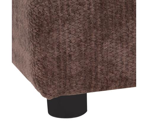 Nurgadiivanvoodi INGA 217x92/160xH92cm, pruun