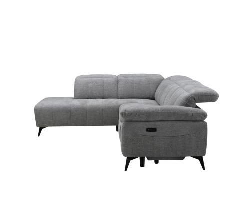 Nurgadiivan HAMID VN, elektriline recliner 279x225/106xH82cm, hall