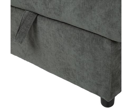 Nurgadiivanvoodi SCALA 244x155/88xH102cm, oliiviroheline