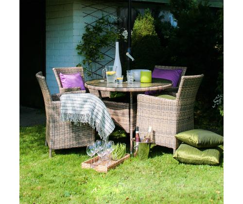 Tool WICKER-1 61x58xH86cm, cappuccino