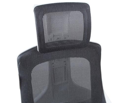 Arvutitool/kontoritool WAU 70x70xH112-129cm, hall/valge korpus