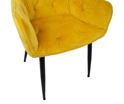 Tool BRITA 58x63H83cm, kollane samet