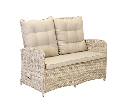 Aiamööblikomplekt EMERALD laud, diivan ja 2 tooli