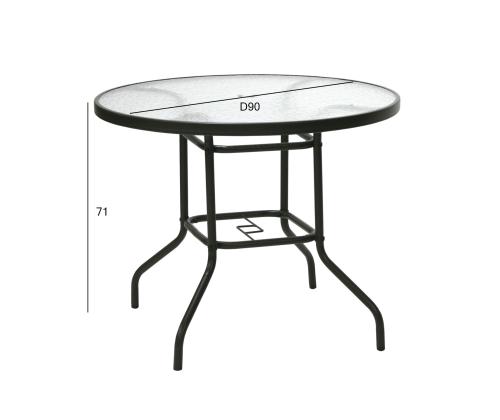 Laud DUBLIN D90xH71cm, tumepruun