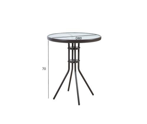 Laud DUBLIN D60xH70cm, tumepruun