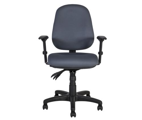 Arvutitool/kontoritool SAGA, 64x64xH95,5-115cm, hall, polüesterkangas, plastik