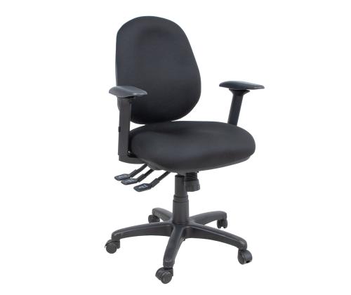 Arvutitool/kontoritool SAGA 64x64xH95,5-115cm, must