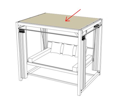 Katus BARCELONA kiigele 13255, beeþ