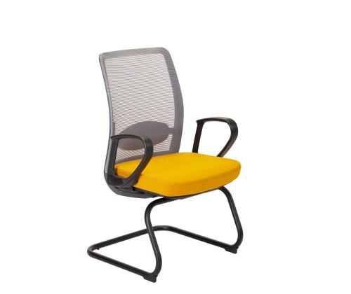 Klienditool ANGGUN, kollane/hall