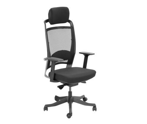 Töötool FULKRUM 70x70xH114-129cm, must